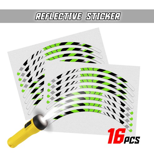 Retroreflective rim wheel - rim,