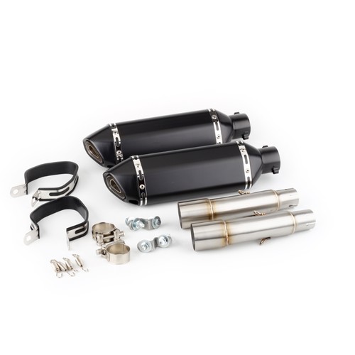 Black muffler tips exhaust - tips, mid